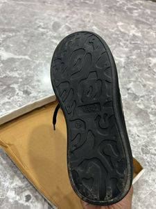 Black Quilted High Top Boots