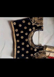 Black Embroidered Lehenga Choli