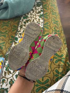 Colorful Embroidered Mojari