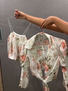 Very Trendy Top With A Over Shirt
