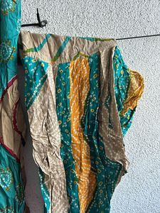 Bandhani Print Multicoloured Kurti Set With Salwr