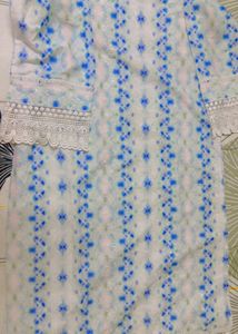 Elegant Floral Print Kurta Set