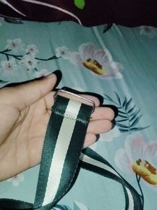 Striped Canvas Belt