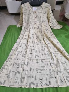 Combo Warli PRINT Middi Dress n Bowl Set
