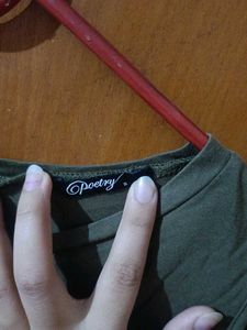 Olive Green Top