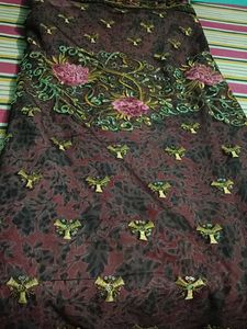 Elegant Floral Saree