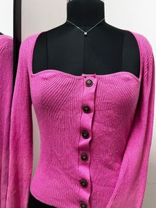 Pink Flared Sleeve Top