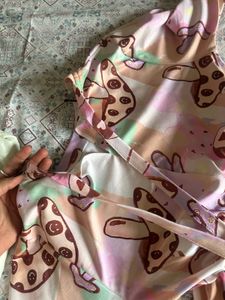 Mushroom Print Dress