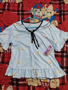 Cute Night Suit Top For Women