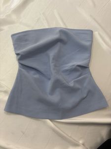 Zara Blue Tube Top