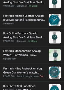 Fastrack Watch Women