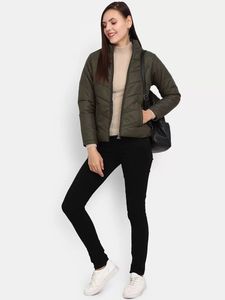 Olive Green Bomber Jacket