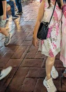 White Floral Dress