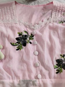 Floral Embroidered Blouse