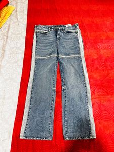 denim straight fit jeans