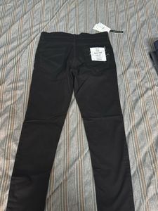 Black Slim Jeans Carrot Crop
