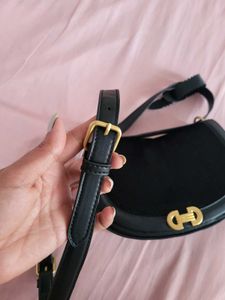 H&amp;M NEW Vegan Leather 2 Way Shoulder Suede Bag