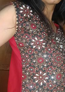 Patterned Sleeveless Top