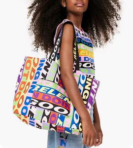 H&amp;M Colorful Graphic Tote Bag