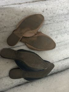 Floral Embroidered Mules