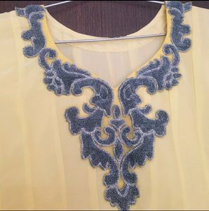 Semi Stitch Anarkali Kurti