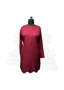 Elegant Maroon Dress