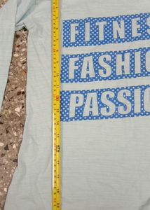 Sky Blue Colour Full Handed T-Shirt