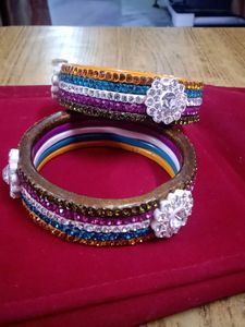 multicolored bangles