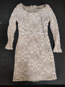 Floral Beige Dress