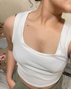 H&amp;M White Tank Top