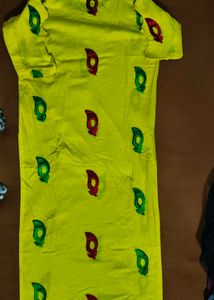 Yellow Dress with Embroidery