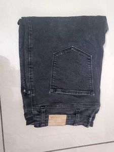 Dark Wash Black Jeans