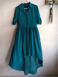 Green Hi-Lo Dress