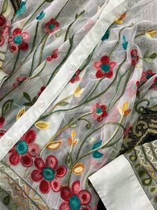 White Embroidered Shirt Women