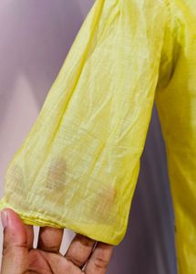 Yellow Kurta Pant Set