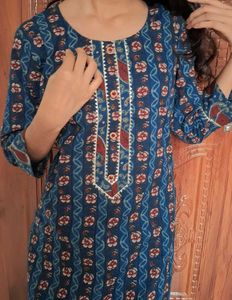 Navy blue kurta !