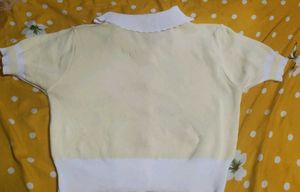 Cute Yellow Cardigan Top