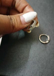 Jewelry Lot: Set Of 6 Earrings &amp; 3 Hand Rings
