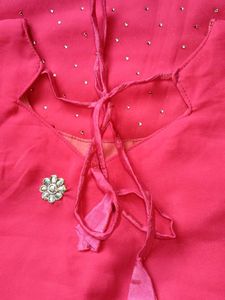 design top with dupatta