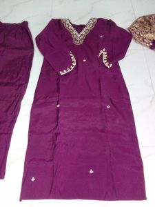 silk kurta set