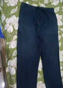 Dark Blue linen pant