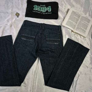 Sparkly Low Waist Bootcut Denim Y2K Vintage