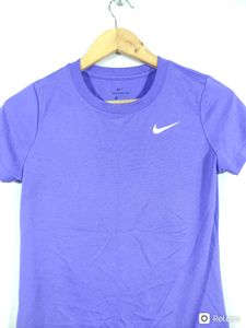 The Nike Tee Purple Round Neck T-Shirts (Women&#39;s)