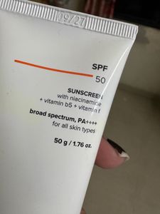 Minimalist SPF 50 Sunscreen