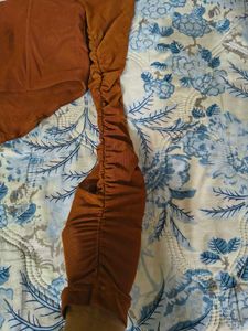 Chic Brown Off-Shoulder Top