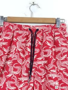 Red Printed Boxer Shorts (Men&#39;s)