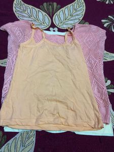 Crochet Top With Inner Wear