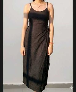 Elegant Black Wrap Dress
