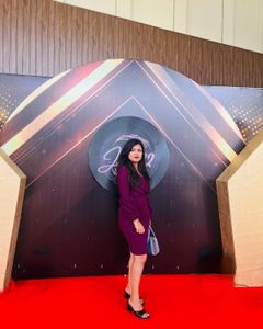 Stylish Purple Bodycon Dress