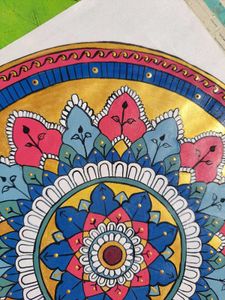 colourfull handmade mandala art design ✨️